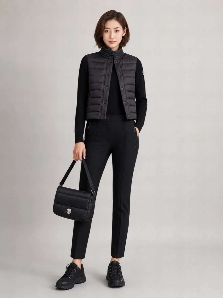 Moncler Grenoble padded slim-fit cardigan