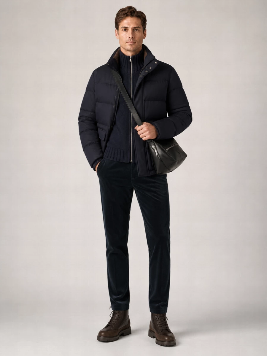 Jacob Cohen Cashmere Padded Coat
