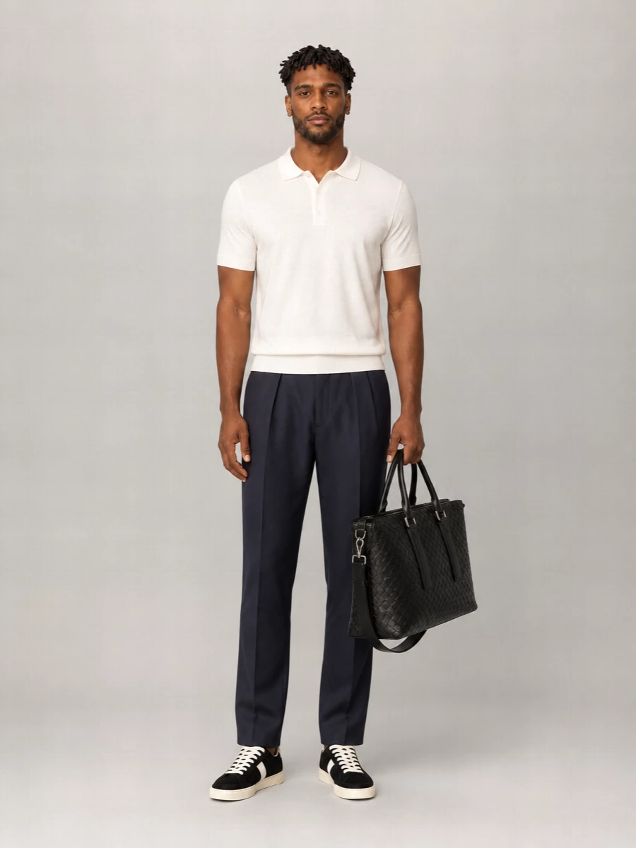 Tom Ford Leather Low-Top Sneakers
