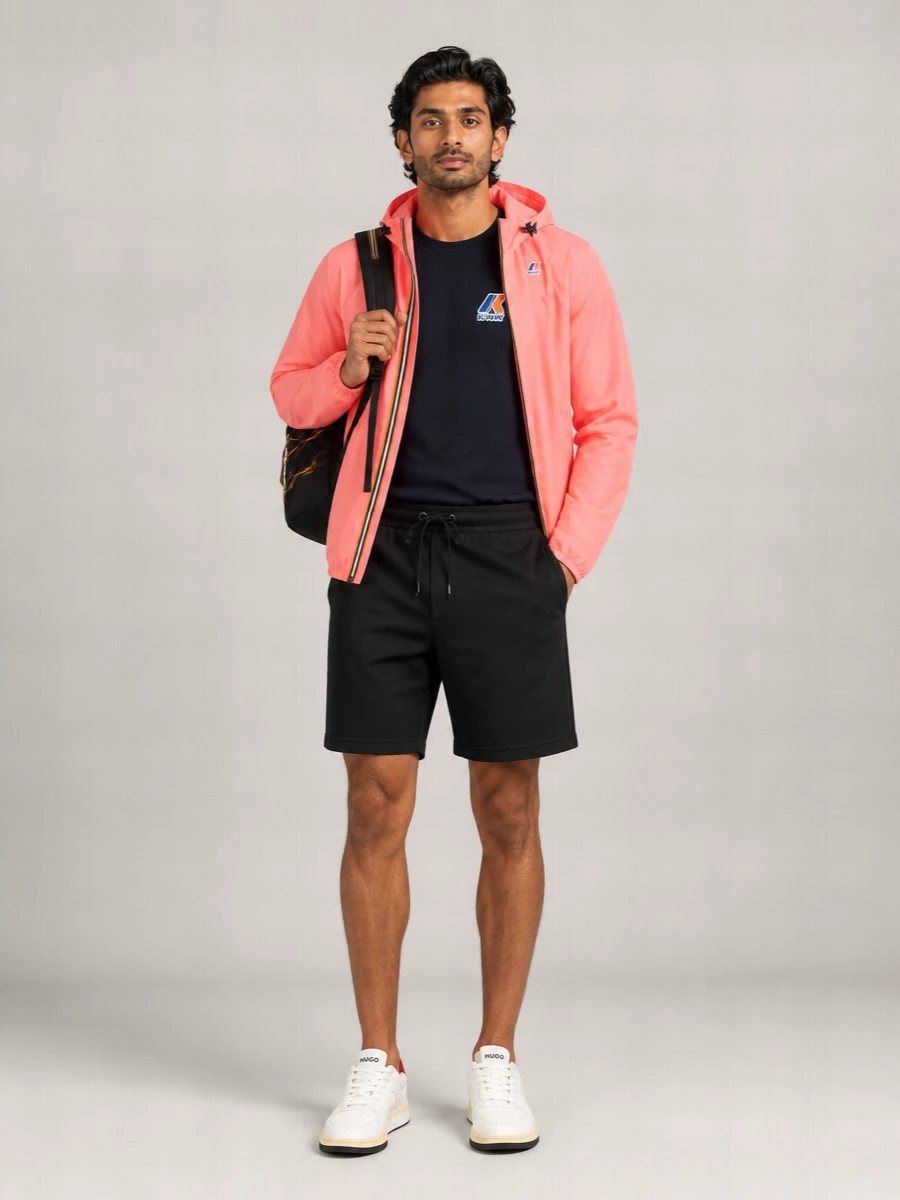 K-Way Hooded Lightweight Jacket