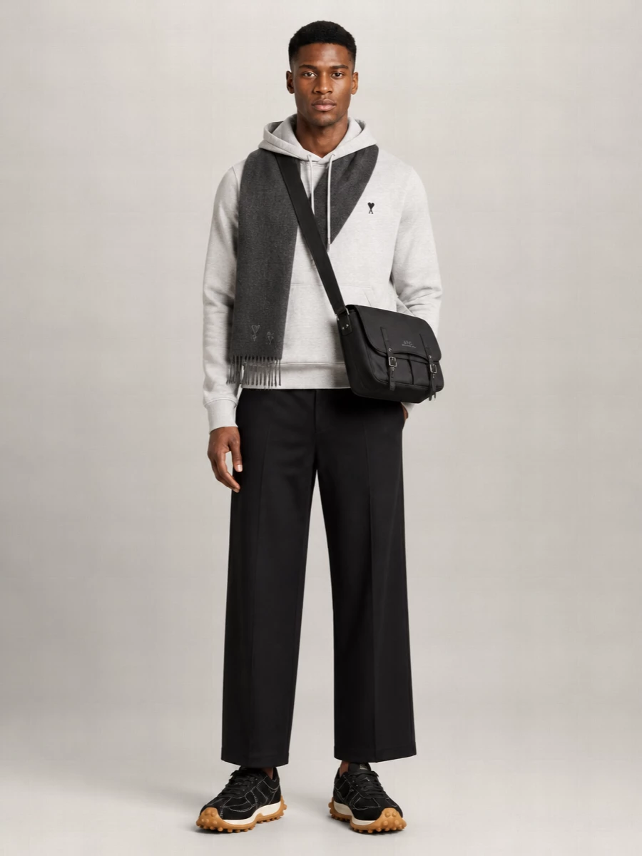 Ami Paris Wide-Leg Trousers