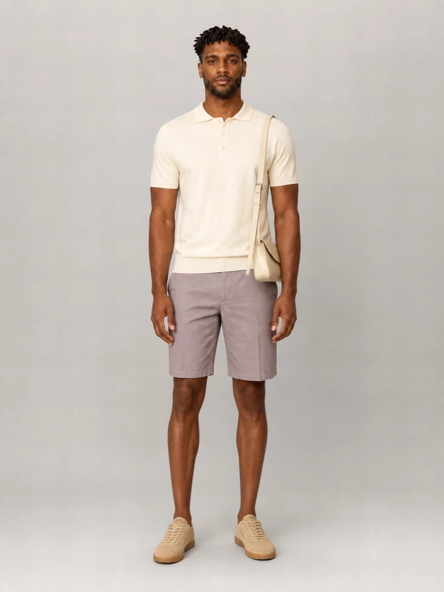 Zanone Cotton Knit Polo Shirt