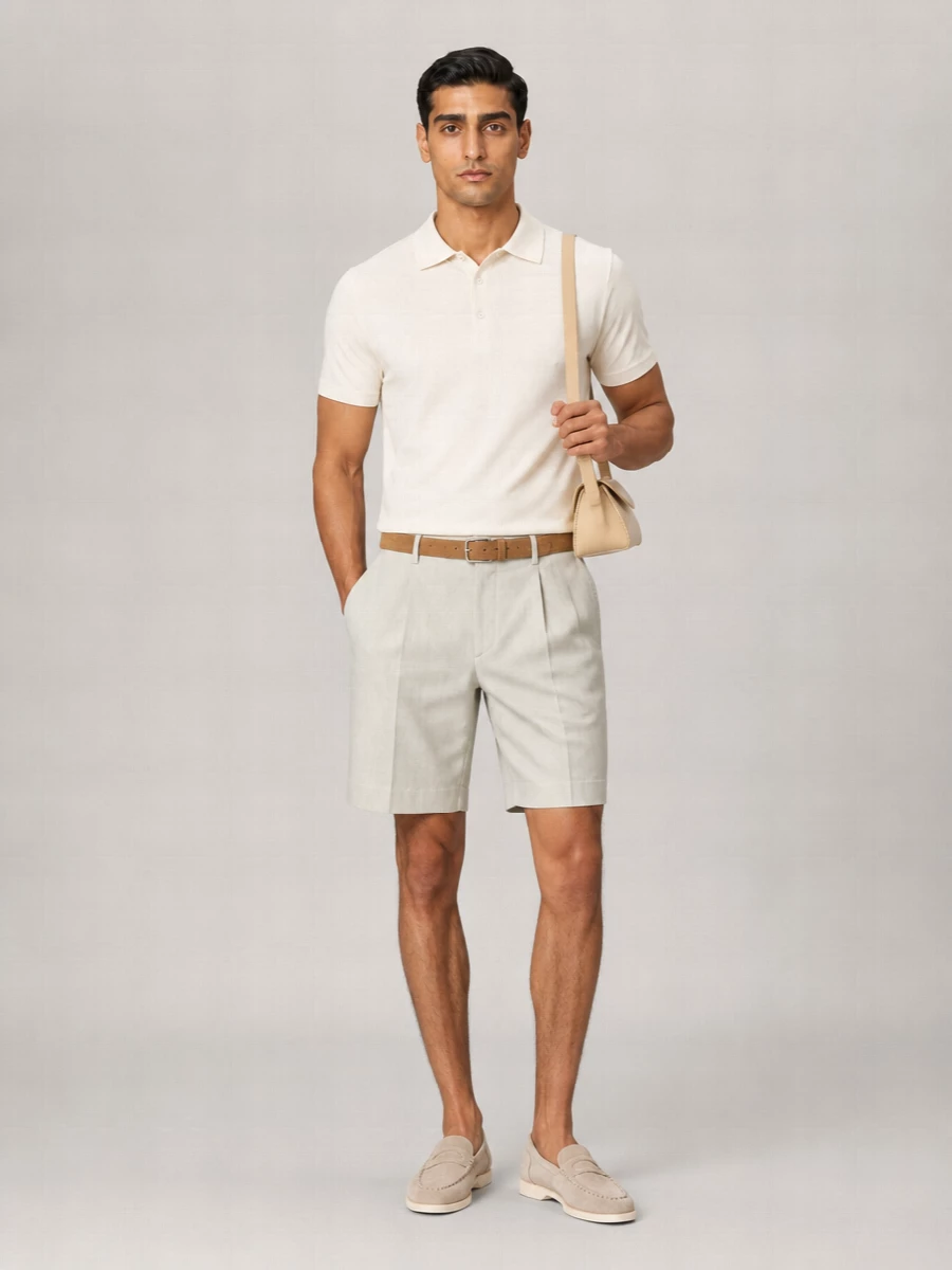 Lardini Silk Polo Shirt