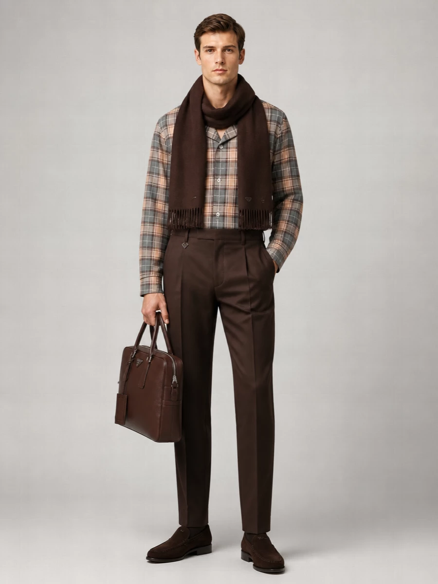 Prada Checked Cotton Shirt