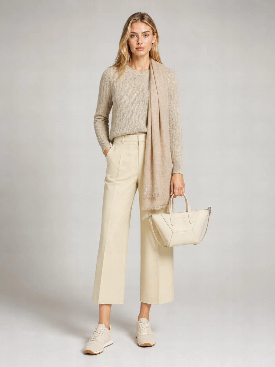 Brunello Cucinelli Linen Cable-Knit Jumper
