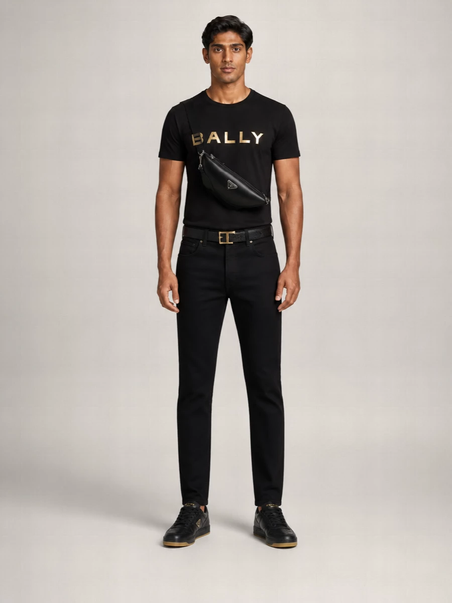 Tom Ford Calfskin Leather Reversible Belt