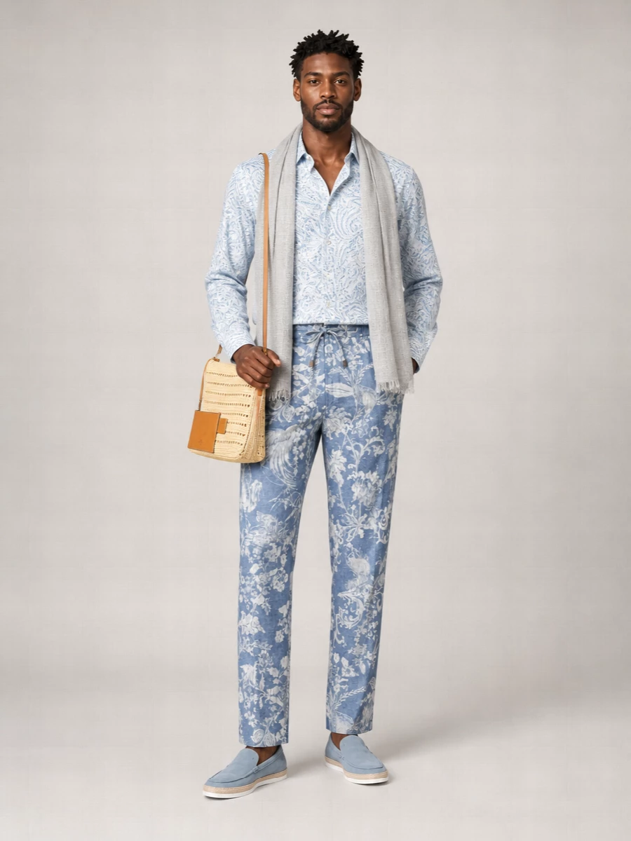Etro cotton chino shorts
