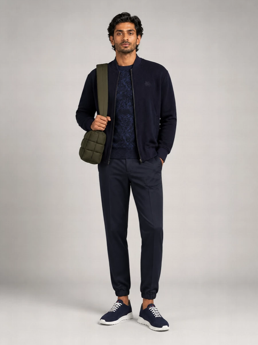 Etro Wool Blend Bomber Jacket