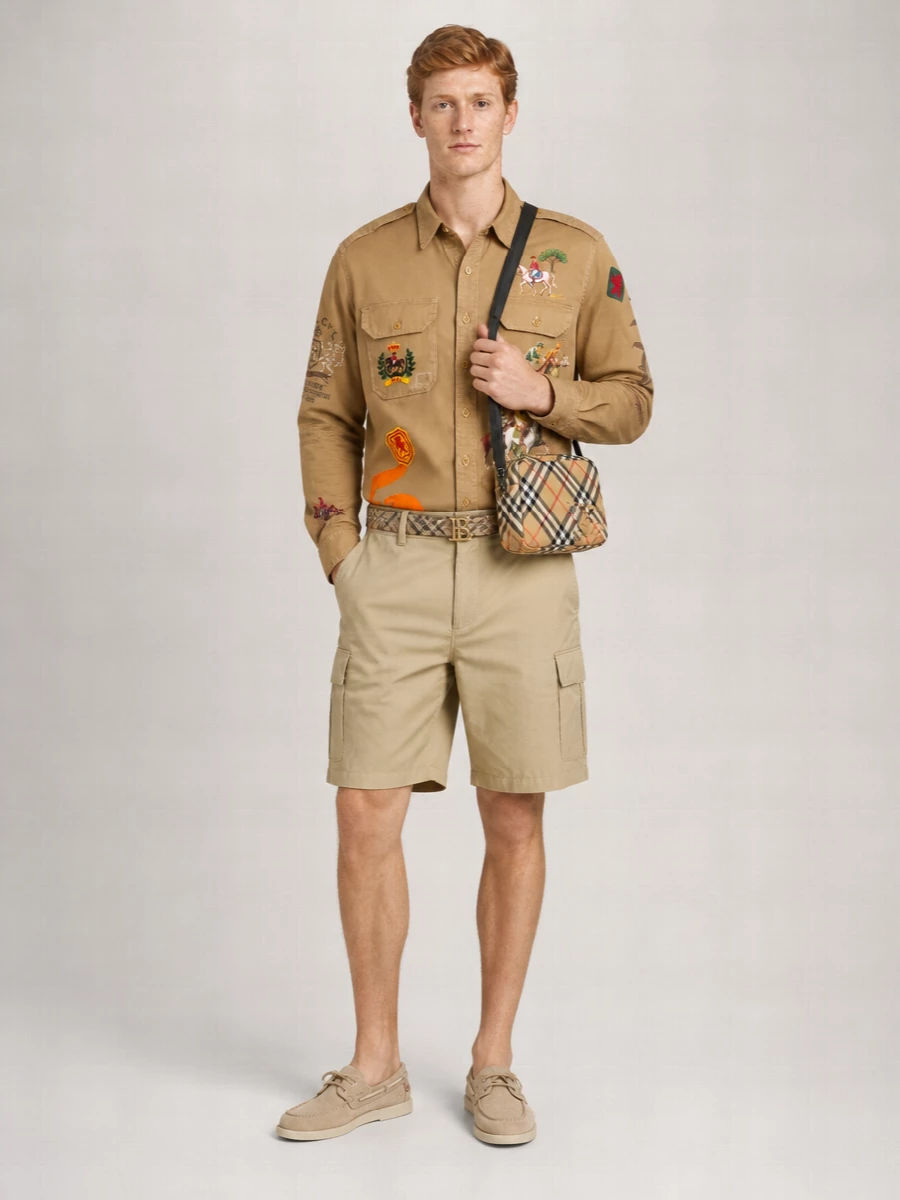 Burberry Checked Crossbody Bag
