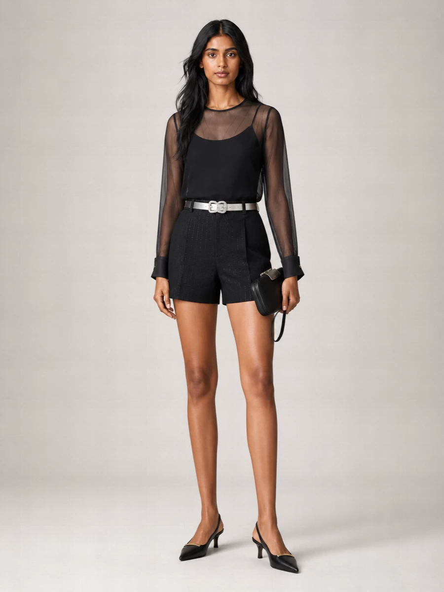 Max Mara Wool Tailored Shorts