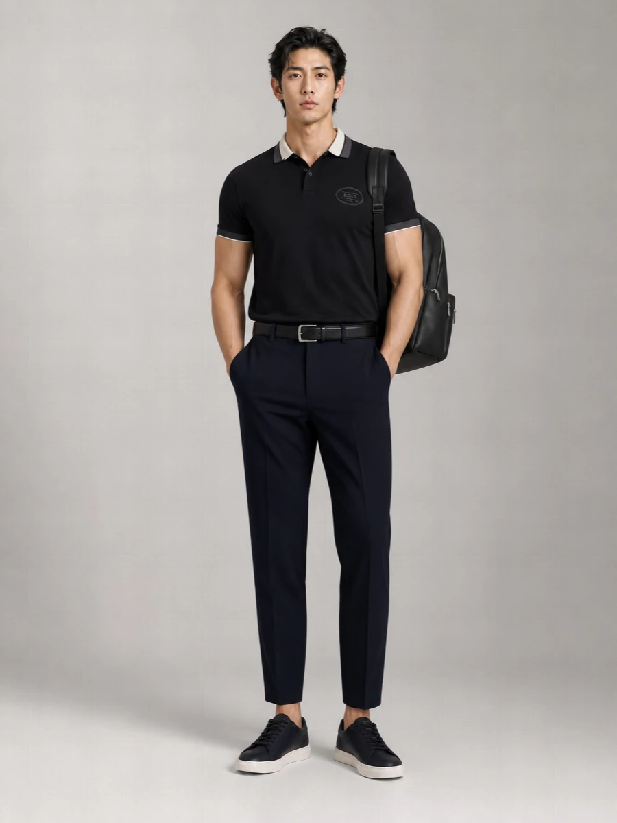 Boss Cotton Short-Sleeve Polo Shirt