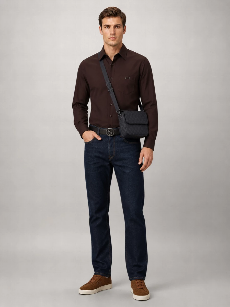 Gucci Denim Straight-Leg Jeans