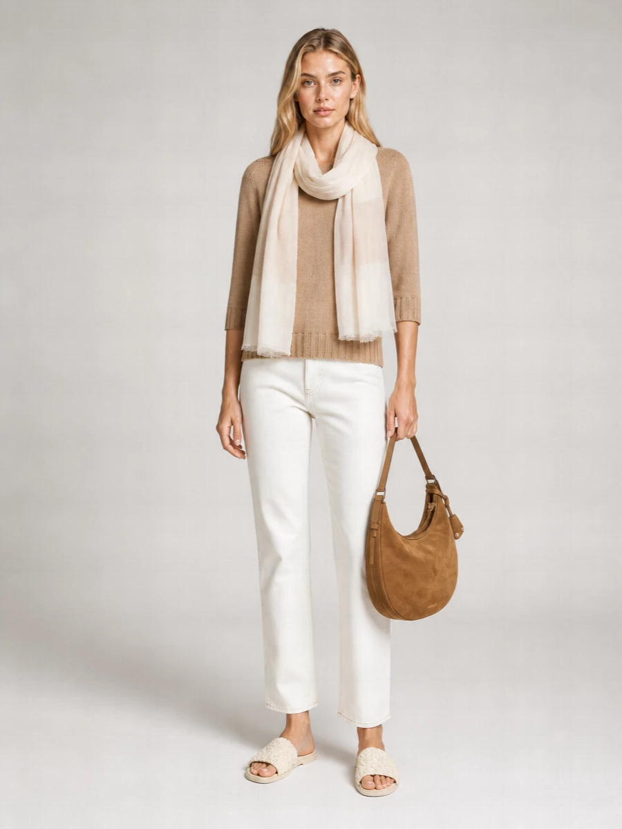 Fabiana Filippi Wool Silk Cashmere Sweatshirt