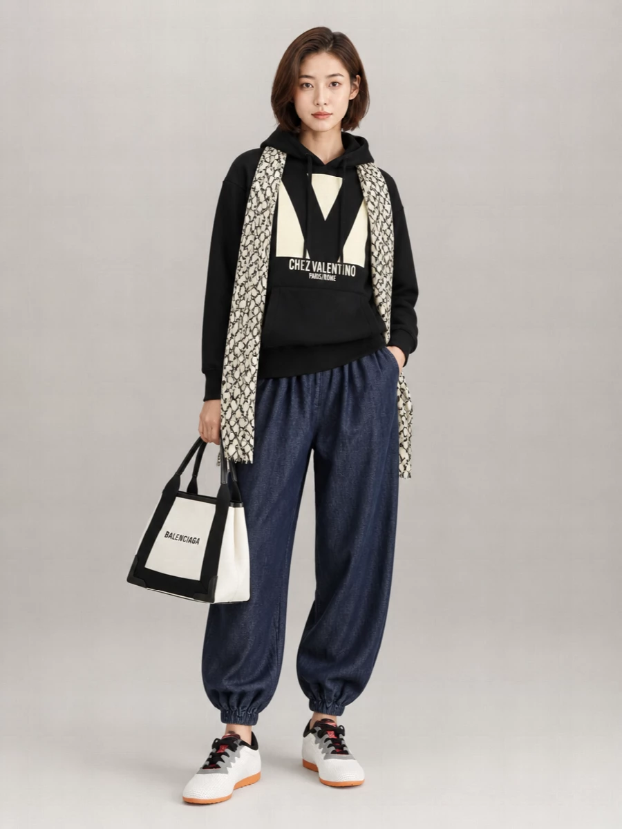Valentino Garavani Cotton Hooded Sweatshirt