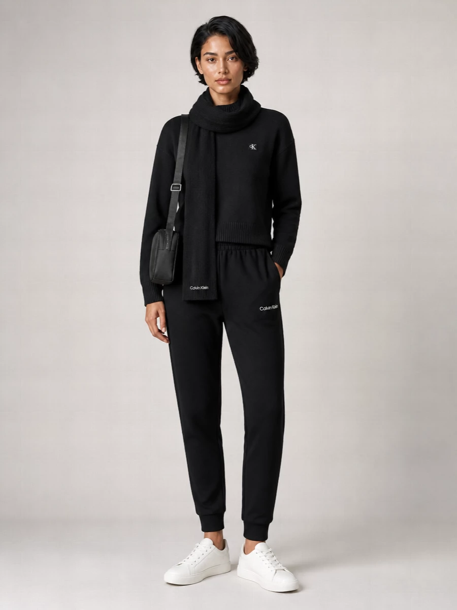 Calvin Klein Leather Low-Top Sneakers
