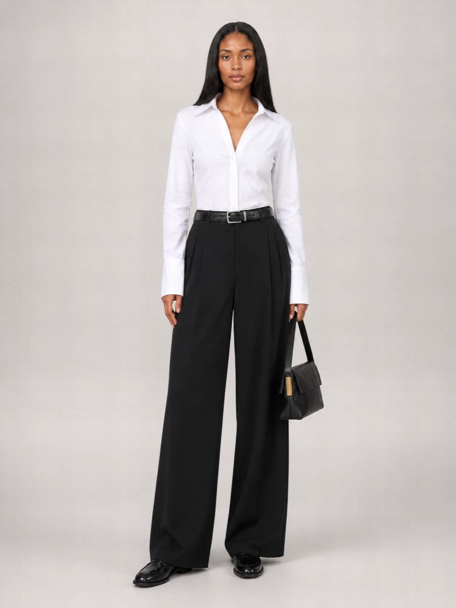 The Frankie Shop cotton slim-fit shirt