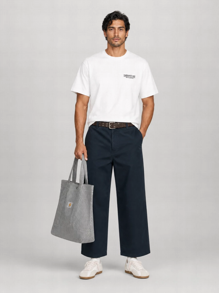 Carhartt Wip Cotton Wide-Leg Trousers