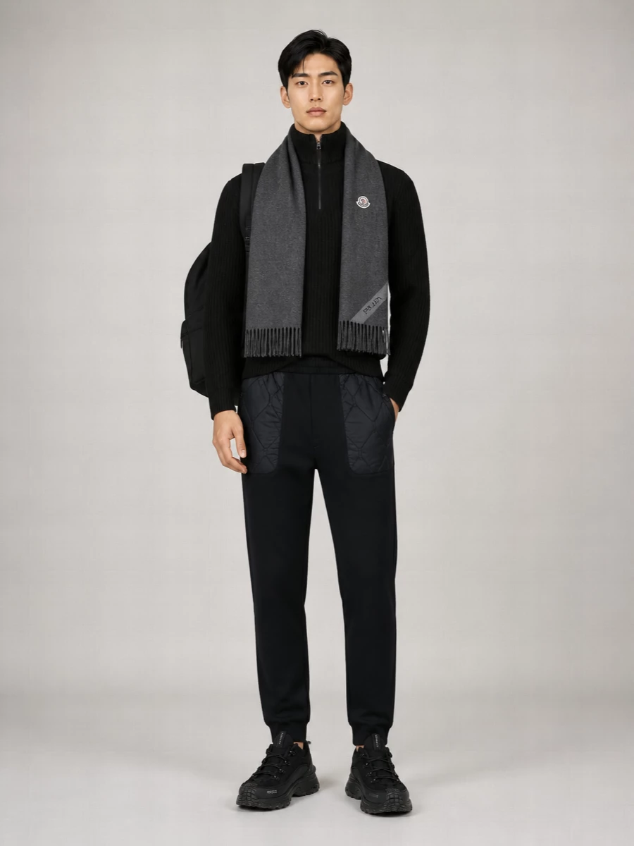 Moncler Cotton-Blend Tapered Sweatpants