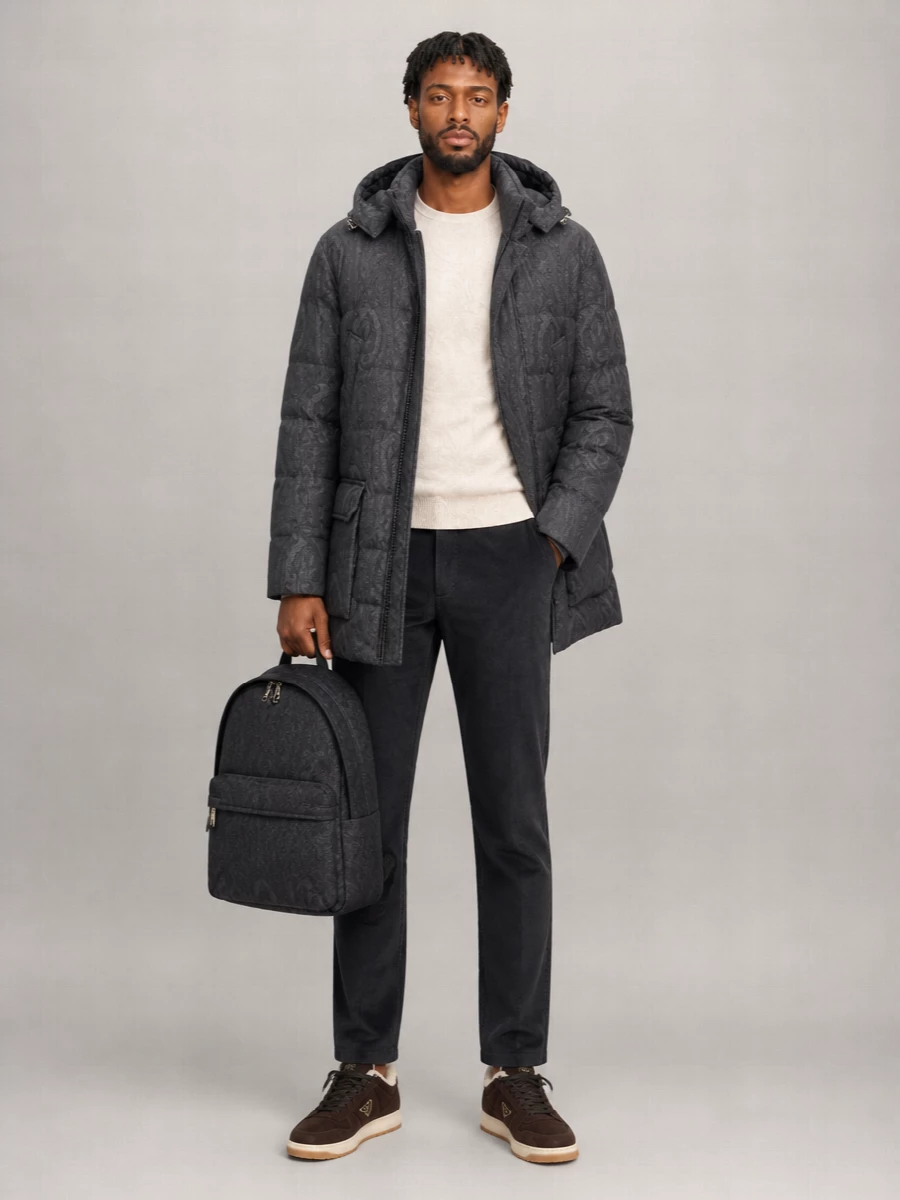 Etro Wool Padded Coat