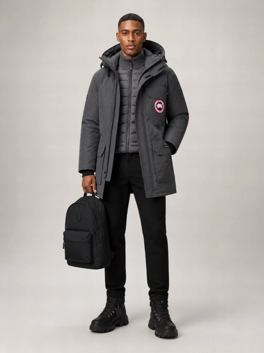 Canada Goose Long Length Hooded Down Outerwear