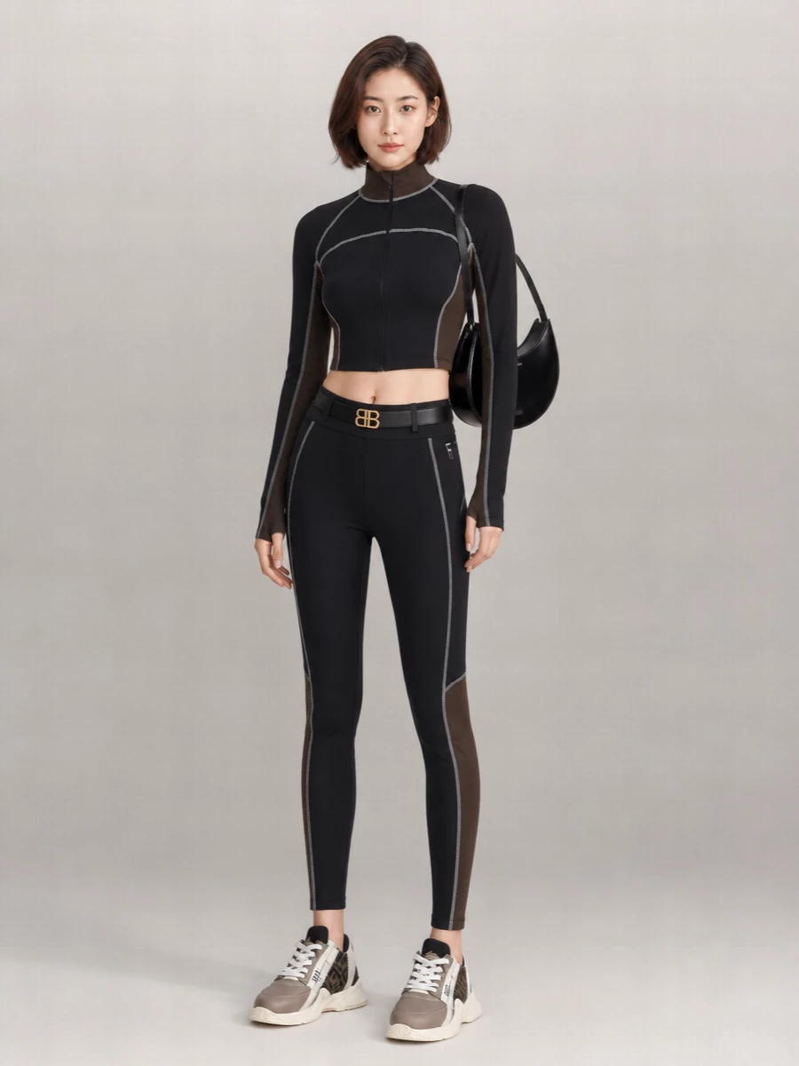 Fendi Color Block Top