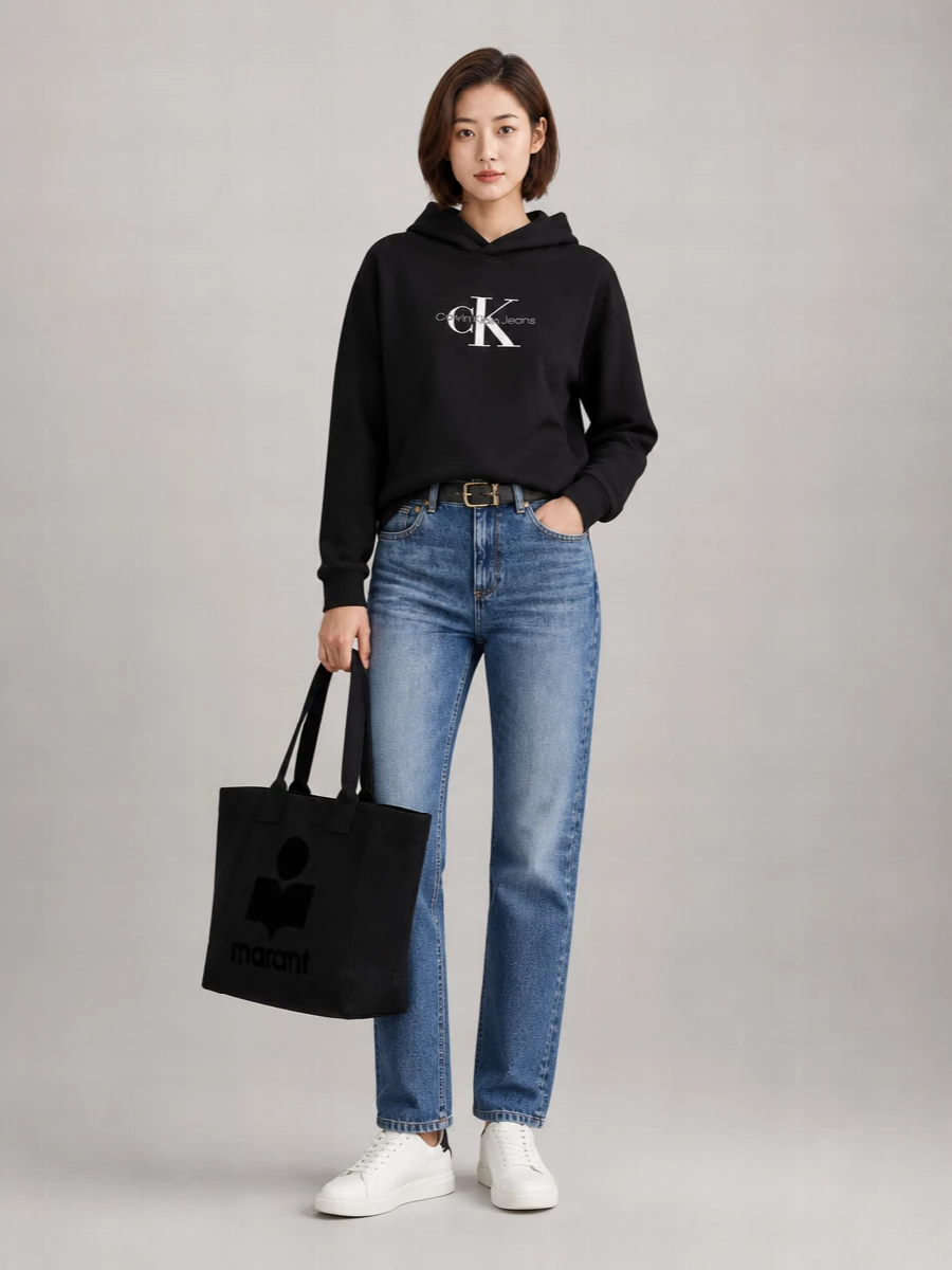 Calvin Klein Relaxed-Fit Hoodie