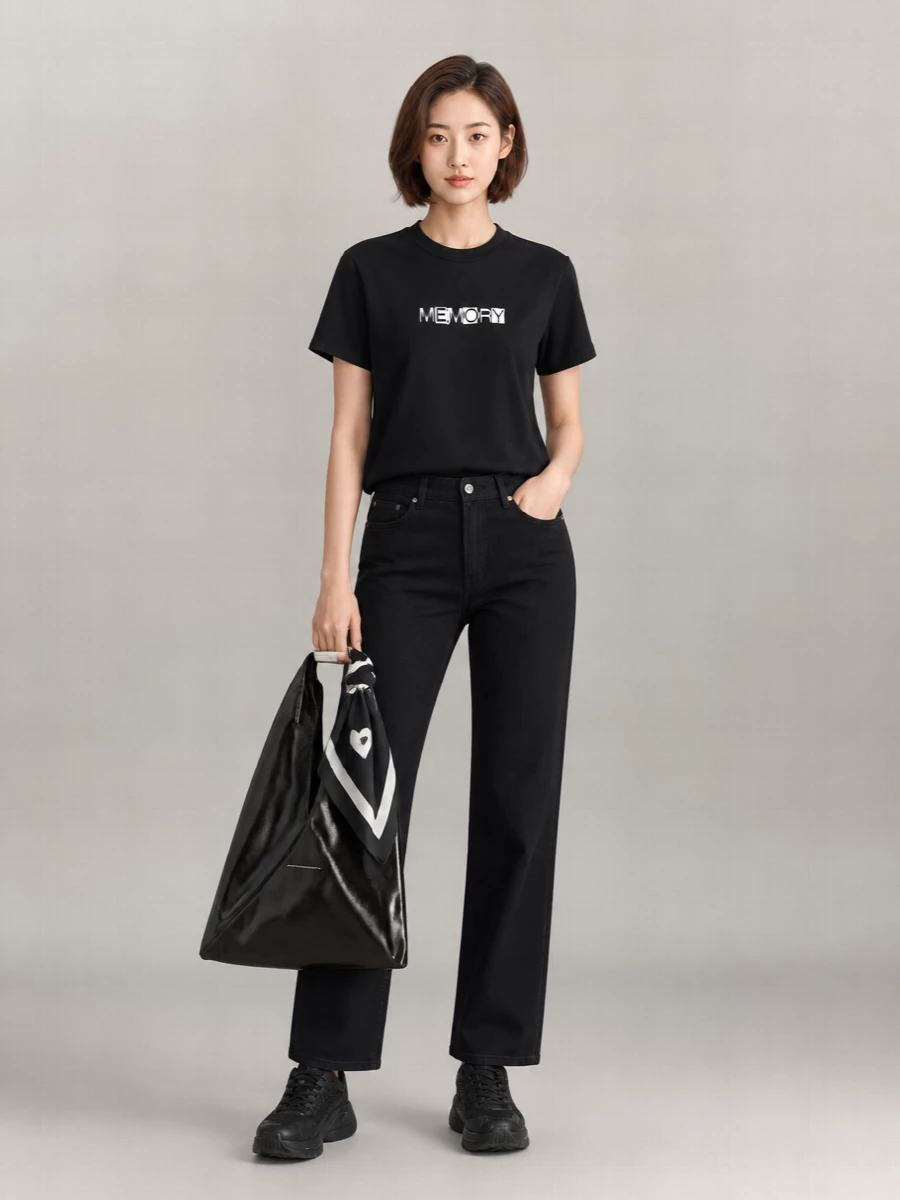 Sacai Cotton Memory Printed Short-Sleeve T-Shirt