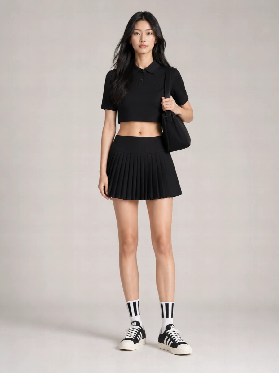Alexander Wang Cropped Polo Shirt