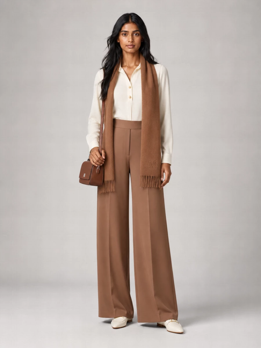 S Max Mara Silk Long Sleeve Shirt