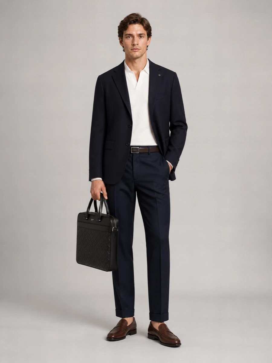 Pt Torino Cashmere Straight-Leg Tailored Trousers