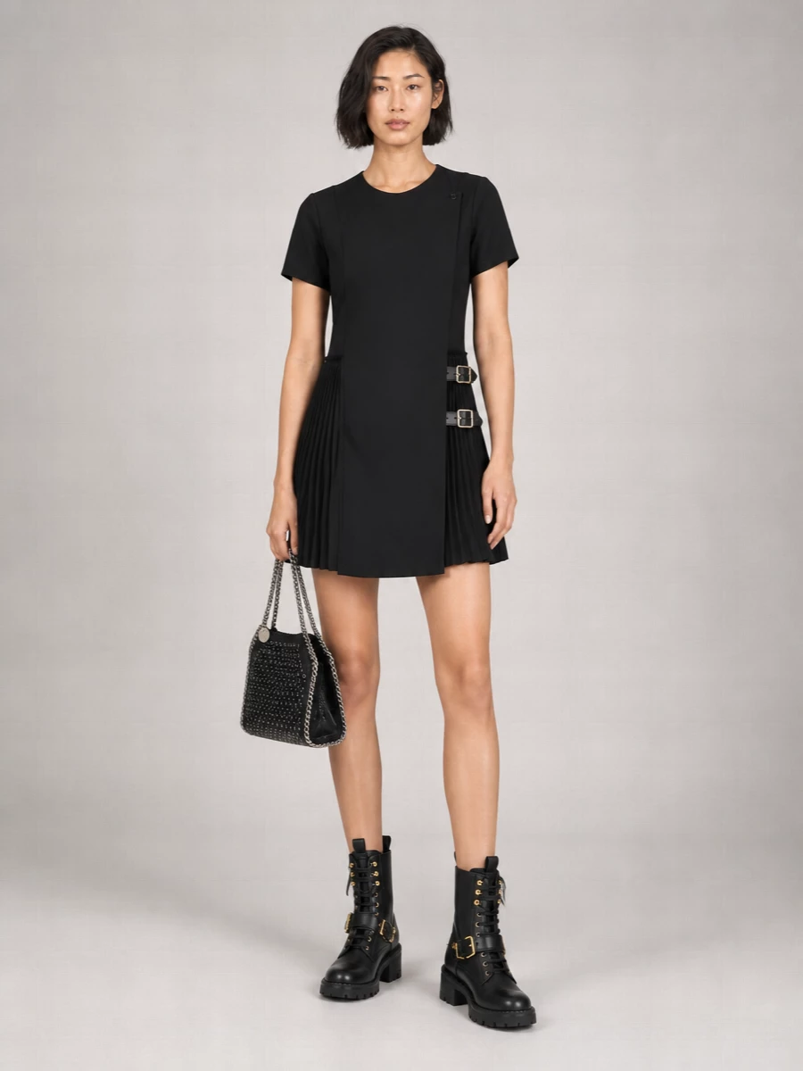 Versace Leather Lace-Up Ankle Boots