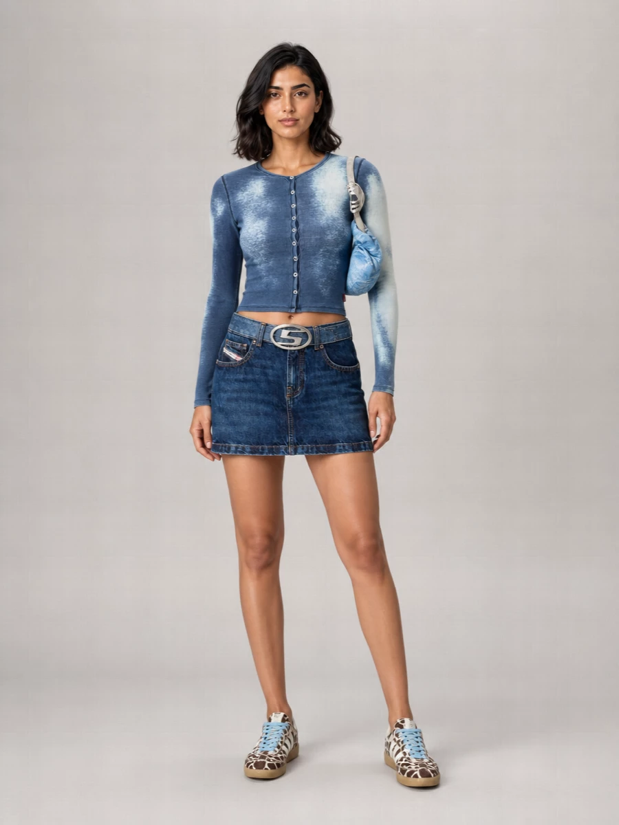 Diesel Stretch Cotton Cardigan