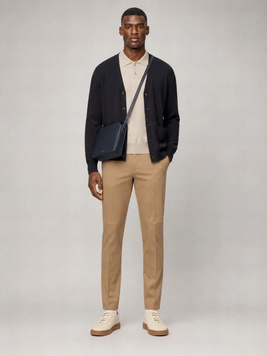 Boss V-Neck Long-Sleeve Cardigan
