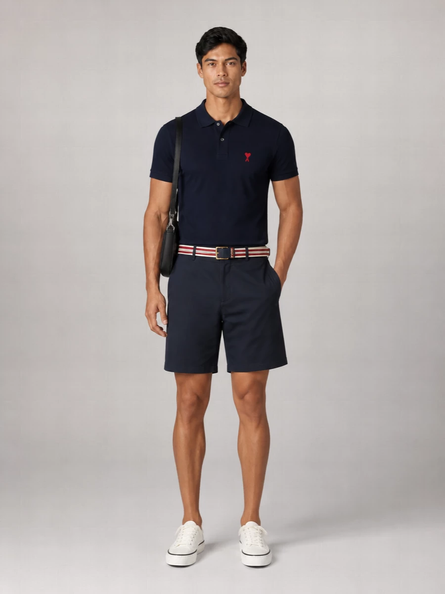 Ami Paris Cotton Polo Shirt