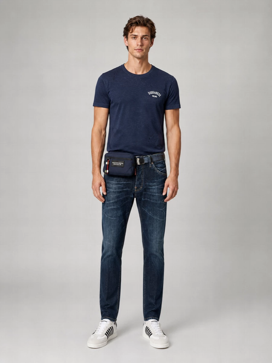 Dsquared2 Denim Slim-Fit Straight-Leg Jeans