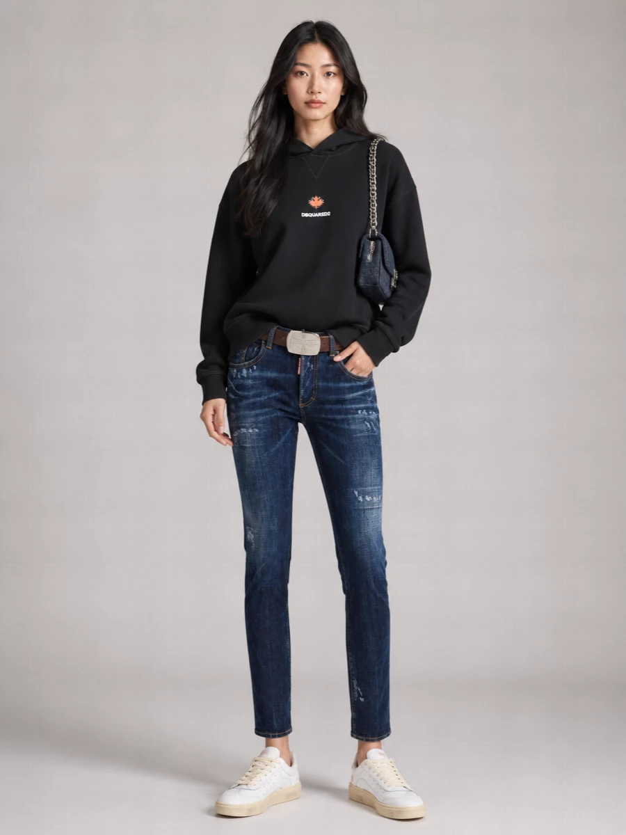 Dsquared2 Slim-Fit Straight-Leg Jeans