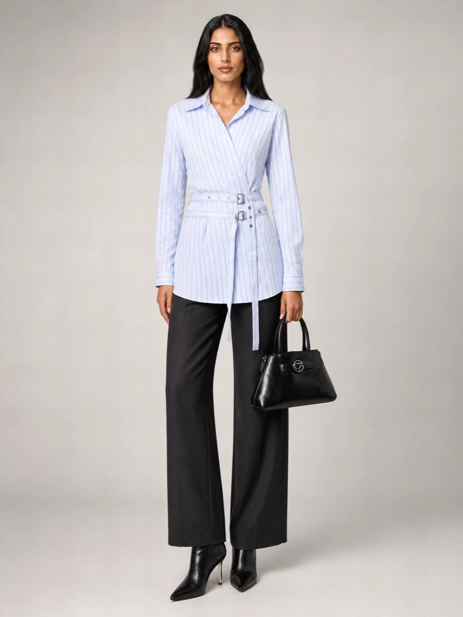 Ambush Striped Shirt Dress