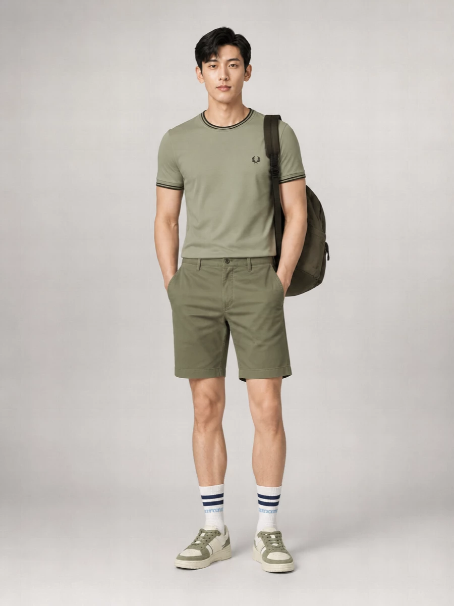 Tommy Hilfiger Leather Lace-Up Sneakers