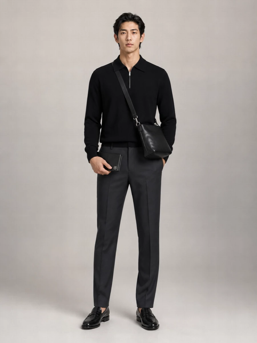 Santoni Patent Leather Loafers