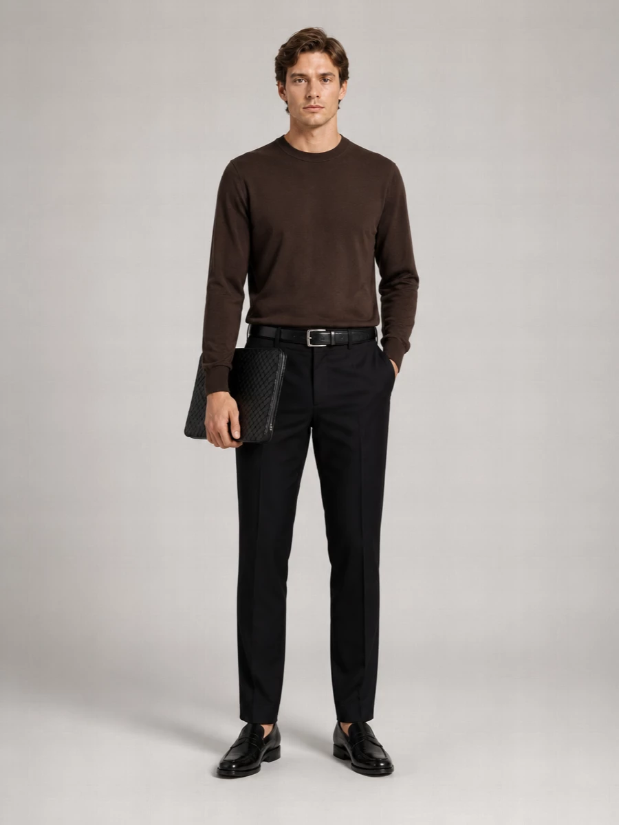 Pt Torino Stretch Cotton Chinos