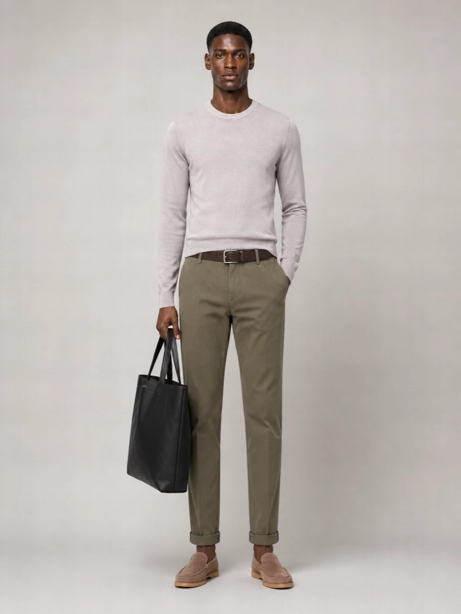 Dondup Embroidered Straight-Leg Trousers