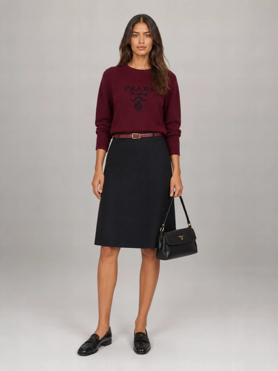 Prada Cashmere Virgin Wool Sweater