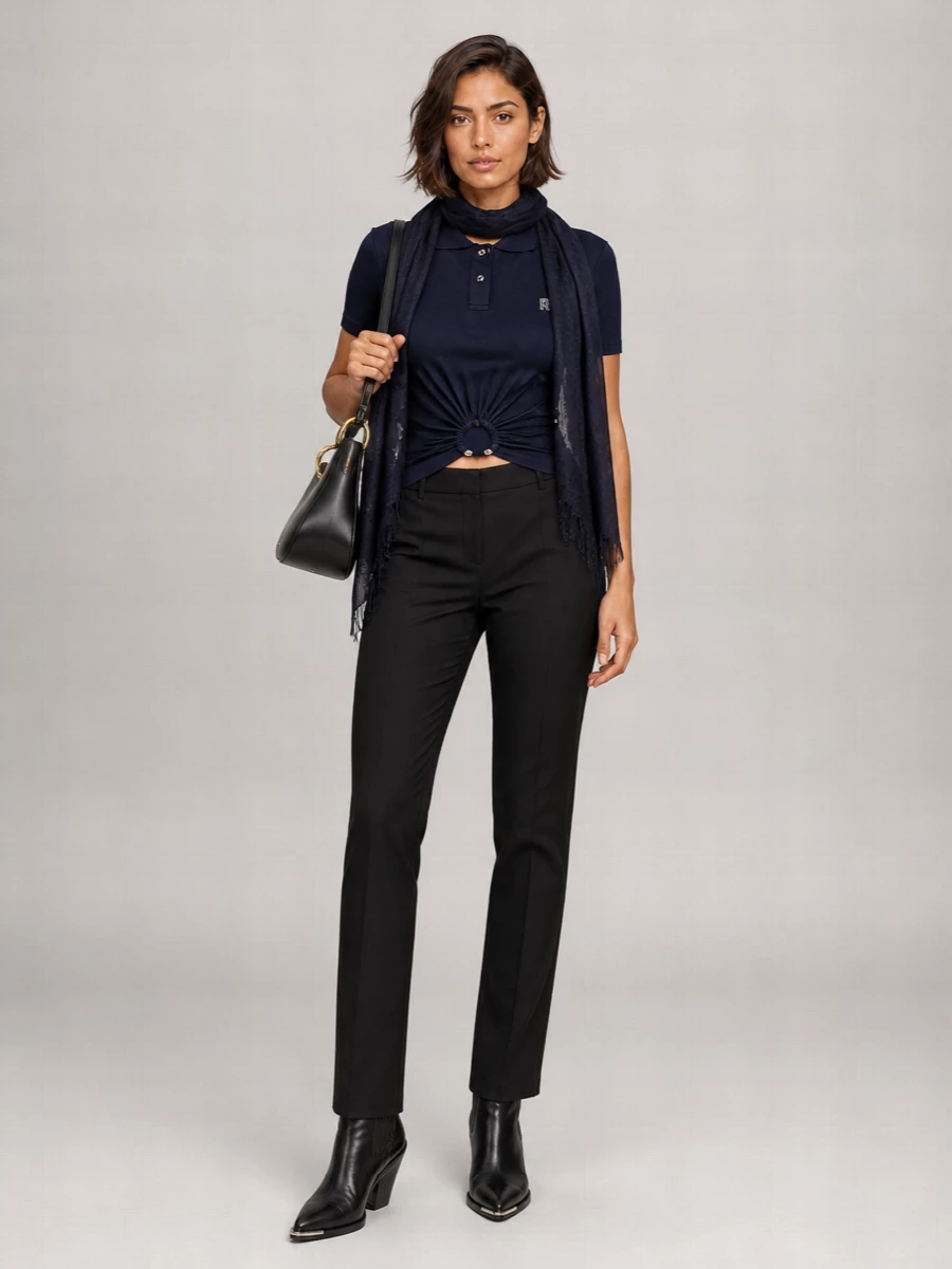 Paco Rabanne cotton polo top
