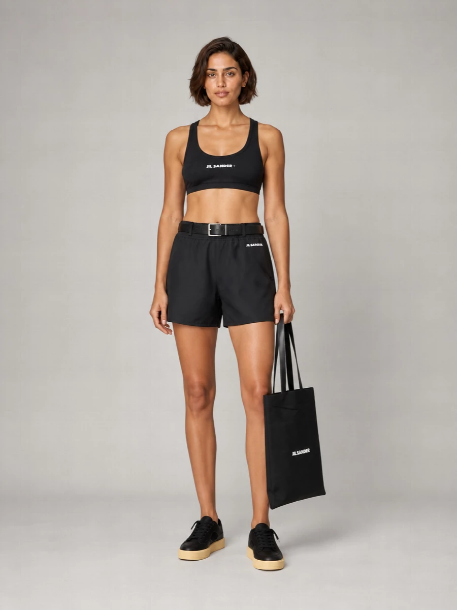 Jil Sander Leather Basket Sneakers