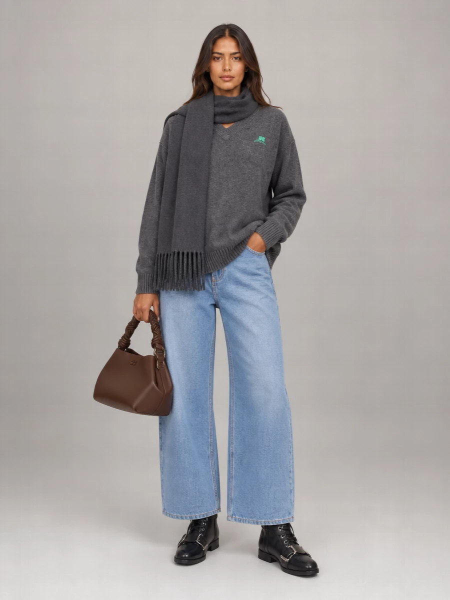 Ganni Oversized Wool Jumper