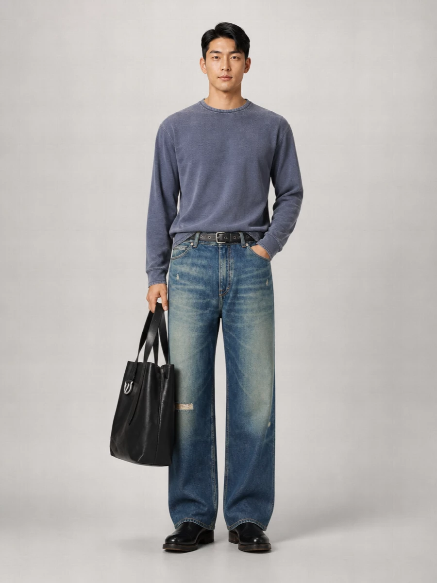 Our Legacy Leather Tote Bag