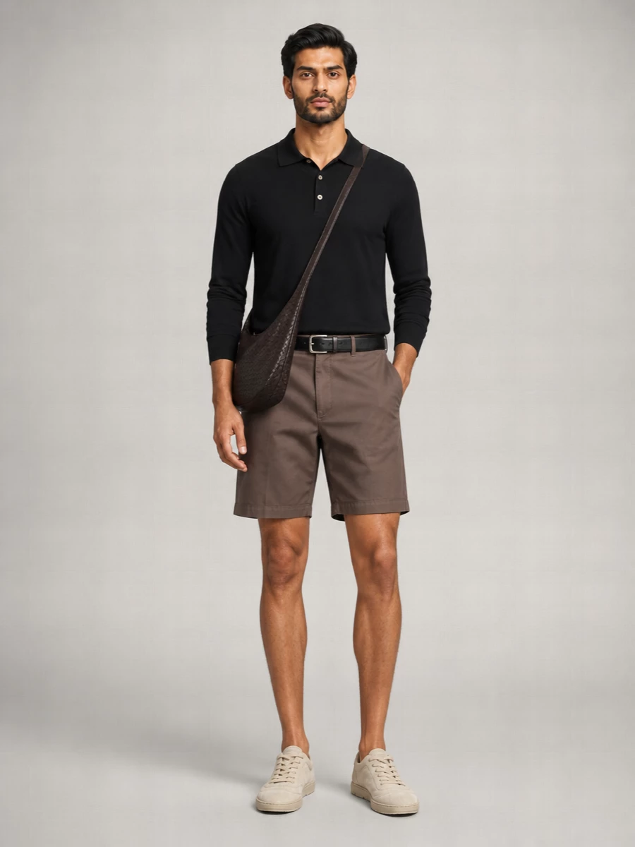 Brunello Cucinelli Cotton Long-Sleeve Polo Shirt