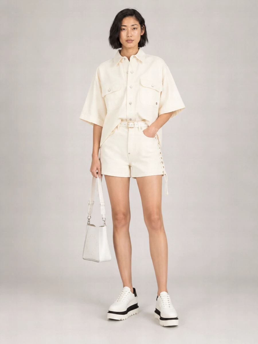 Stella Mccartney Denim Knee-Length Shorts