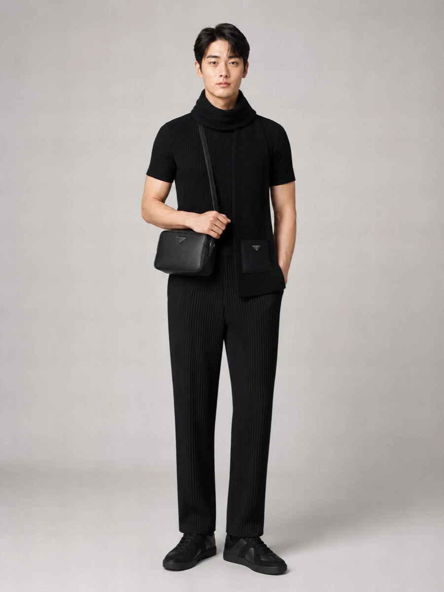 Homme Plisse Issey Miyake Pleated T-Shirt