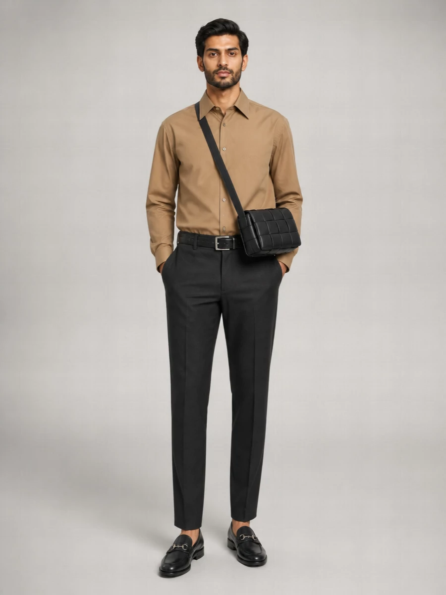 Gucci Wool Straight-Leg Trousers